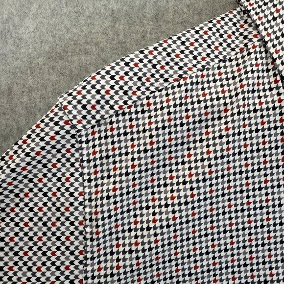 Robert Graham Modern Americana Button Front Shirt Mens Size XL Tailored Fit - Picture 6 of 14